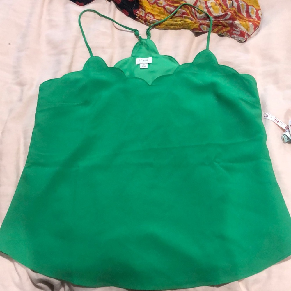 J. Crew Scalloped camisole size 10